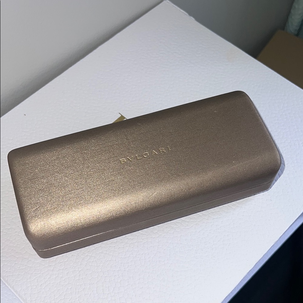 Bvlgari Gold Eyewear Case